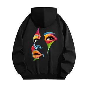 Women's Pullover Sweatshirts ,Oversized Pullover with Drawstring Hood, Knit Fabric,Perfect for Spring, Autumn, and Winter,Loose Hoodie for Women ,Available in Black/White/ Gray, Machine Washable, Ideal for Everyday Outfits