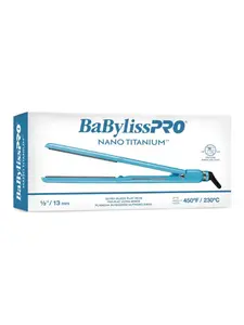 BaBylissPRO Nano Titanium 1/2" Ultra-Sleek Flat Iron #BNT4171TUC