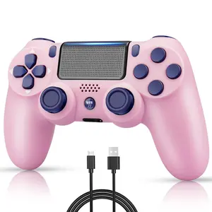 Wireless Controller for PS4,Compatible with PlayStation 4/Pro/Slim/PC with Built-in Headphone Jack/6-Axis Motion Sensor