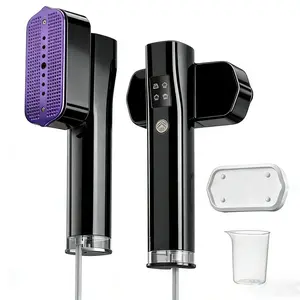 LMPIL Steamer for Clothes Handheld Portable with 15-Second Heat-Up 2-in-1 Steamer Iron Smart Touch Operation 4 Modes for All Fabrics Ideal for Home Travel