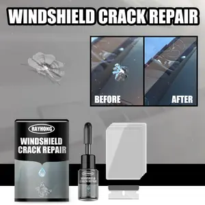 Car Windshield Adhesive, Crack Repair Seam Clear Strong Glue, Automotive Glass Sealer, Durable and Effective Bonding Agent