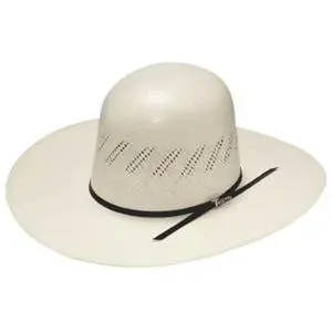 4.25" OPEN/FLAT SHANTUNG TWISTER STRAW HAT