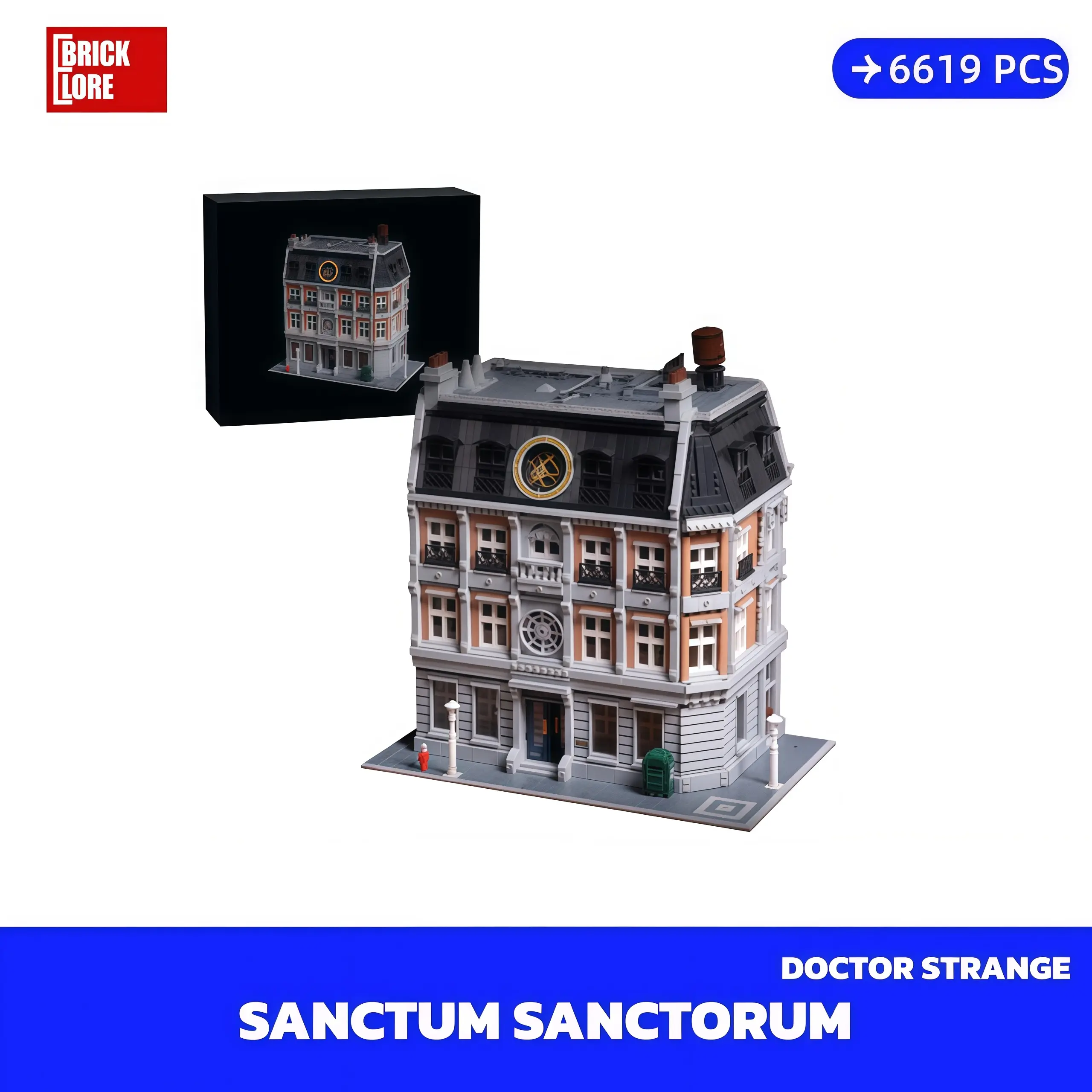 [BrickLORE](SHIP FREE) Sanctum Sanctorum Modular Mansion Collection  6619 Pieces With GIFT box