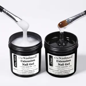 OsNailmall 150g UV Gel Nail Extension Gel, Uv Led Gel, Clear Gel Nail Polish, Soak off Gel Varnish, Professional Manicure Supplies, Nail Art, Nail Care