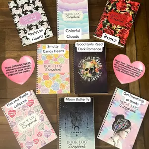 My Book Log Scrapbook for Book Readers l Book Tracking l Spicy Readers l Stationary Gifts