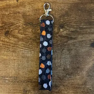 Halloween Pumpkins Keychain Wristlet