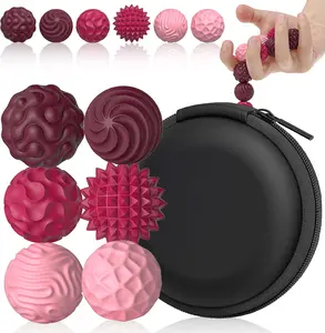 Silicone Magnetic Balls Fidget Toys for Adults & Teens, 6PCS Stress Relief Sensory Toys for Autism ADHD Anxiety,Fun Textures Gadgets,Office Desk Toy,Stocking Stuffers for Women Men Teen Gift, fidget toys, anxiety relief products, pocket toys boys, fidget