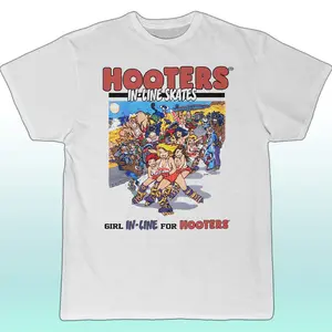 Vintage 90s In Line Skates Graphic Tee Retro Roller Style