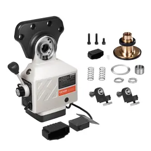 【fathersdaygift】VEVOR X-Axis Power Feed for Milling MachineHeavy Duty Power Tools150 in-lb Torque0-200RPM Adjustable Rotation Speed120V Table Feed Mill Feederfor Bridgeport & Select Knee Type Mills with 5/8" End Shaft Diameter