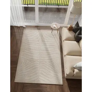 Beige and Ivory Safari Rug