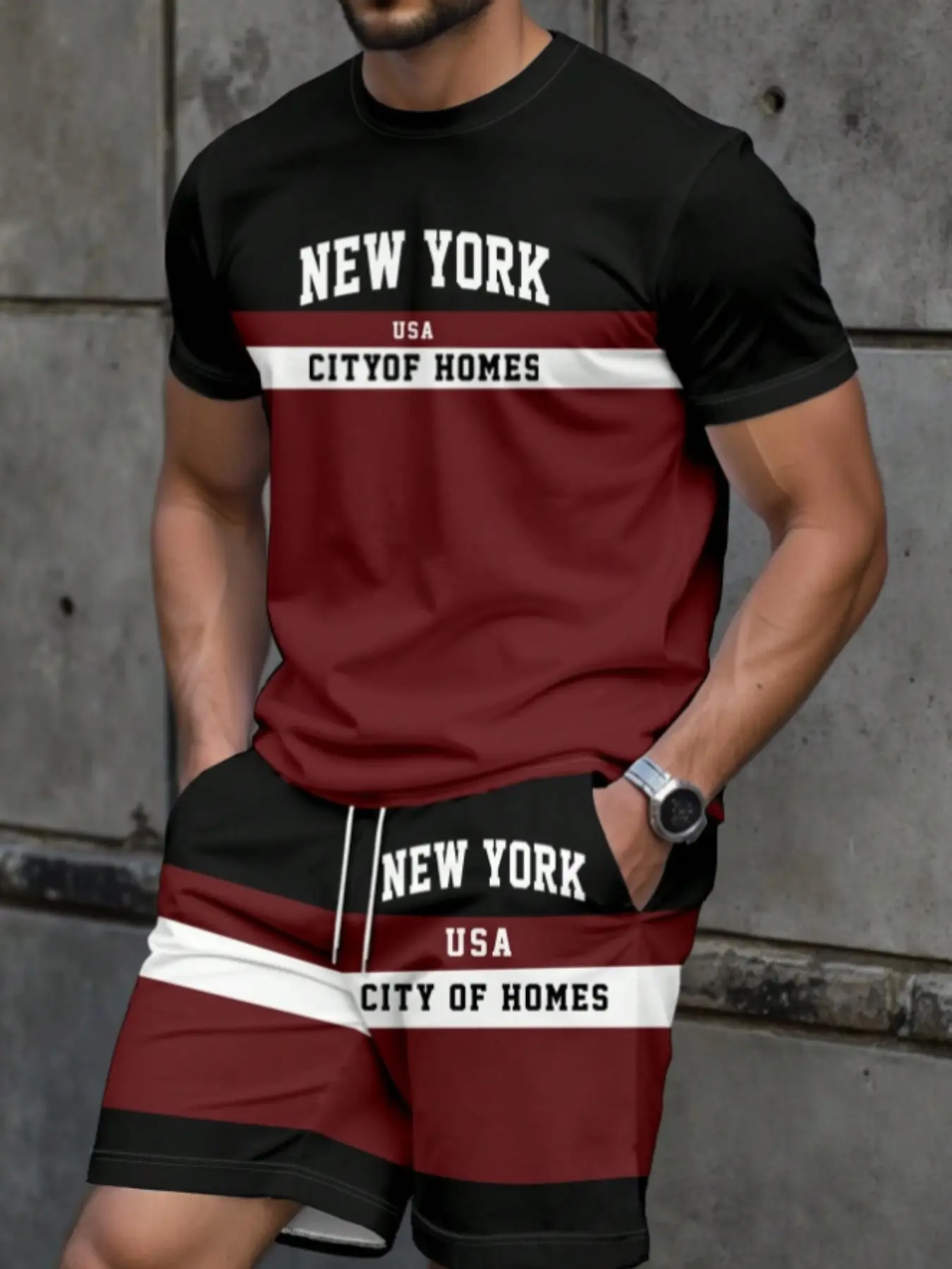 Y2K Streetwear Tracksuit Set Summer Gym Workout Running Set, Athleisure Set, Sports Wear Set, Activewear Set, Casual Beach Vacation Comfortable Clothing, Fitted All Seasons Suit, Summer Lounge Tracksuit
