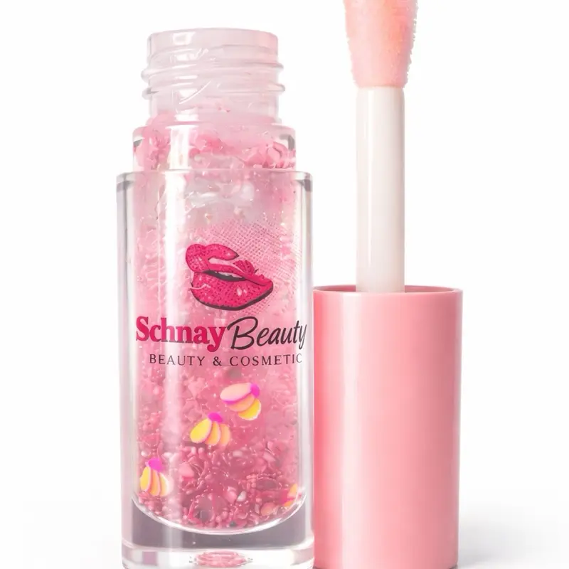 Barbie Pink_ clear Gloss - Makeup Glossy Lipgloss Lip Care