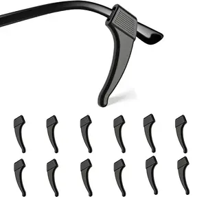 2026 Fashion 5Pairs Anti-Slip Eyeglass Ear Grips Hook Comfortable Silicone Elastic Eyeglasses Temple Tips Sleeve Retainer-For Eyewear Sunglasses Spectacles Glasses,Sports Eyeglasses 5Pairs