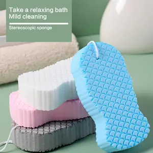 Deep Cleansing Body Scrub Sponge, Reusable Antibacterial Body Sponge, Exfoliating Tool for Pores, Exfoliating Shower Scrubber, Removes Dead Skin and Dirt