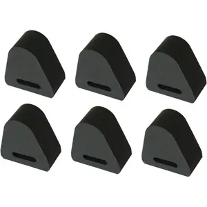 6PCS 45679 16633065 Tailgate Latch Bumpers Stop Compatible with Chevy Silverado Sierra GMC Right or Left Side Latch Cushion Stop