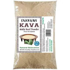 FIJI - Noble Kava Root Powder (8 Oz Bag) Natural Kava Drink Powder, Good for Relaxing from Fiji Beverage Mixed