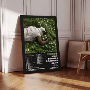 Available in two colors - NoCap band "Before I Disappear Again" poster / album cover poster / music gift / music-themed wall decoration / album cover / home décor