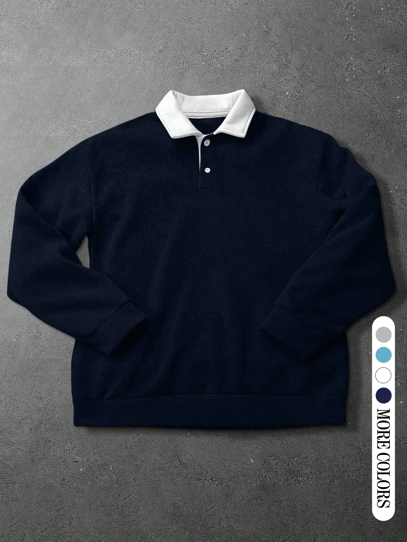Men's Loose-Fitting Colorblock Knit Sweater, Long Sleeve Casual Fashion Pullover, Comfortible Campus Wear, Versatile Basic Outerwear