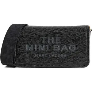 Marc Jacobs The Leather Mini Crossbody Bag - Black 2S4SMN080S02-001