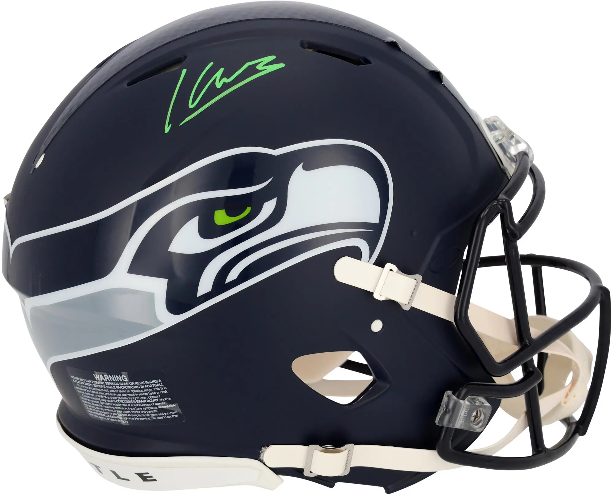 Kenneth Walker III Seattle Seahawks Autographed Riddell Speed Authentic Helmet - Fanatics Authentic Certified