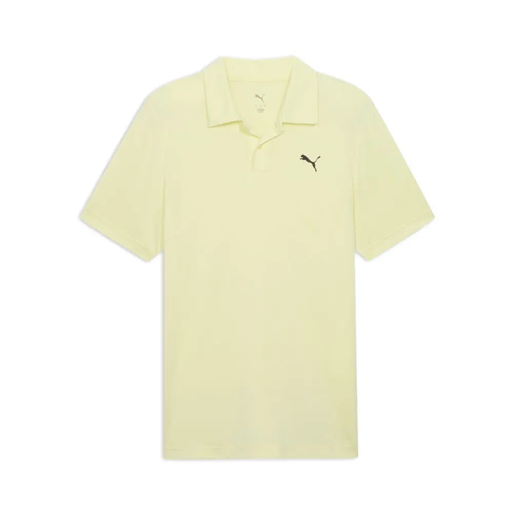 PUMA Mens Essentials All In Short Sleeve Shirt Casual Casual - Yellow
