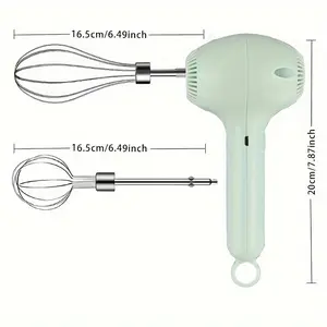 Rechargeable Electric Eggbeater & Whisk - Cordless, Portable. Lightweight, Easy-to-Use Hand Mixer for Cakes, Cookies, Muffins, andMore -Perfect for Home Bakers and Professionals