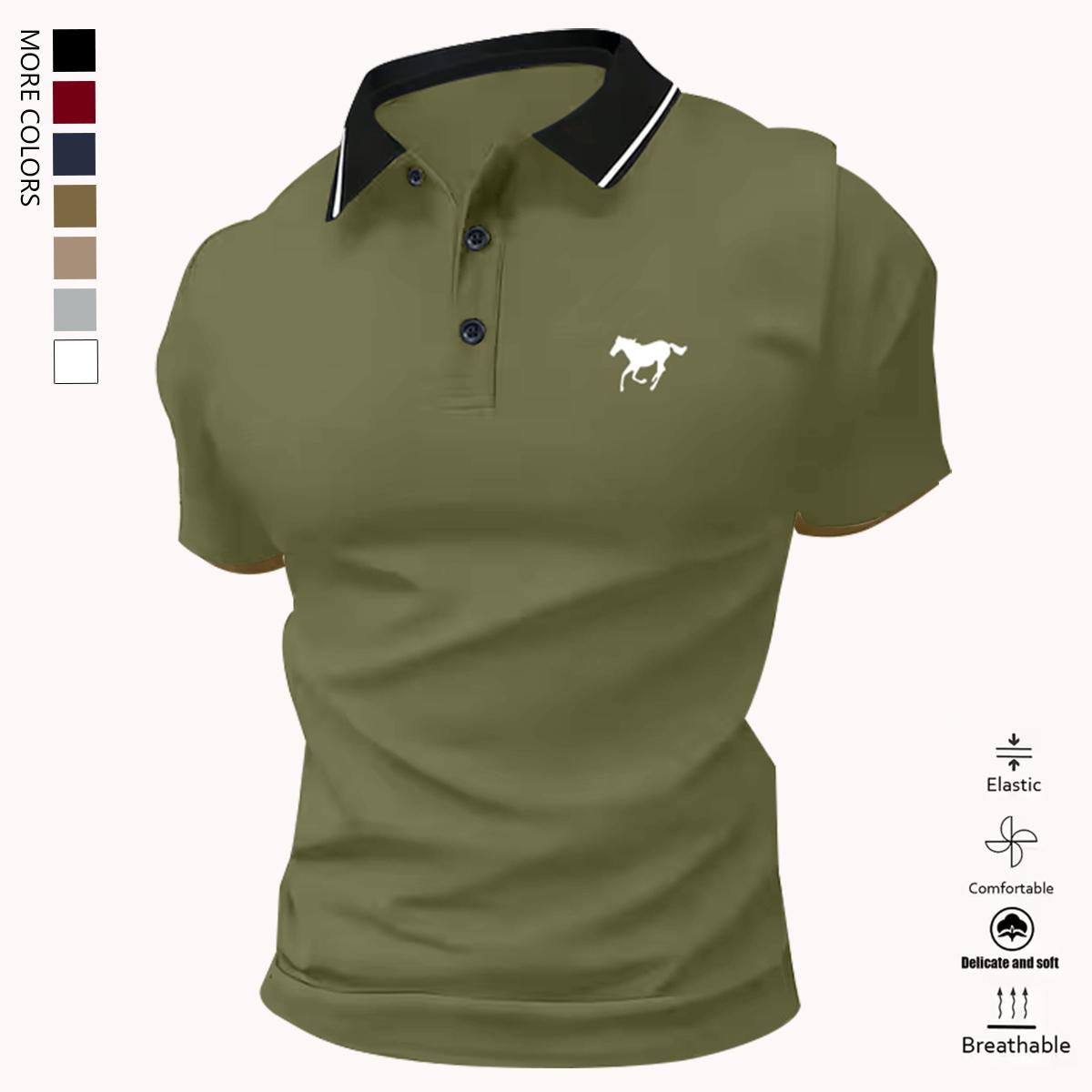 Men’s polo shirt set, casual men’s polo shirt, solid color buttoned basic style, versatile design suitable for bowling/golf, ideal for everyday wear and summer business style.,summerwins,father'sdaygifts Men’s polo shirt set, casual men’s polo shirt, solid color buttoned basic style, versatile design suitable for bowling/golf, ideal for everyday wear and summer business style.,summerwins,father'sdaygifts