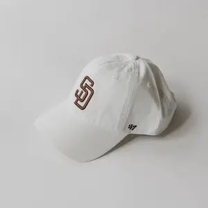 '47 Brand Padres Clean Up Hat-White