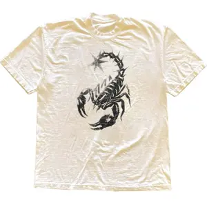 Scorpion Shirt Y2K Grunge Aesthetic Faded Streetwear T-shirt For Men Women - Vintage Graphic Tee – Unisex S-3XL – Menswear & Womenswear – Streetwear Tops – Casual Cotton Crewneck Shortsleeve T-shirt