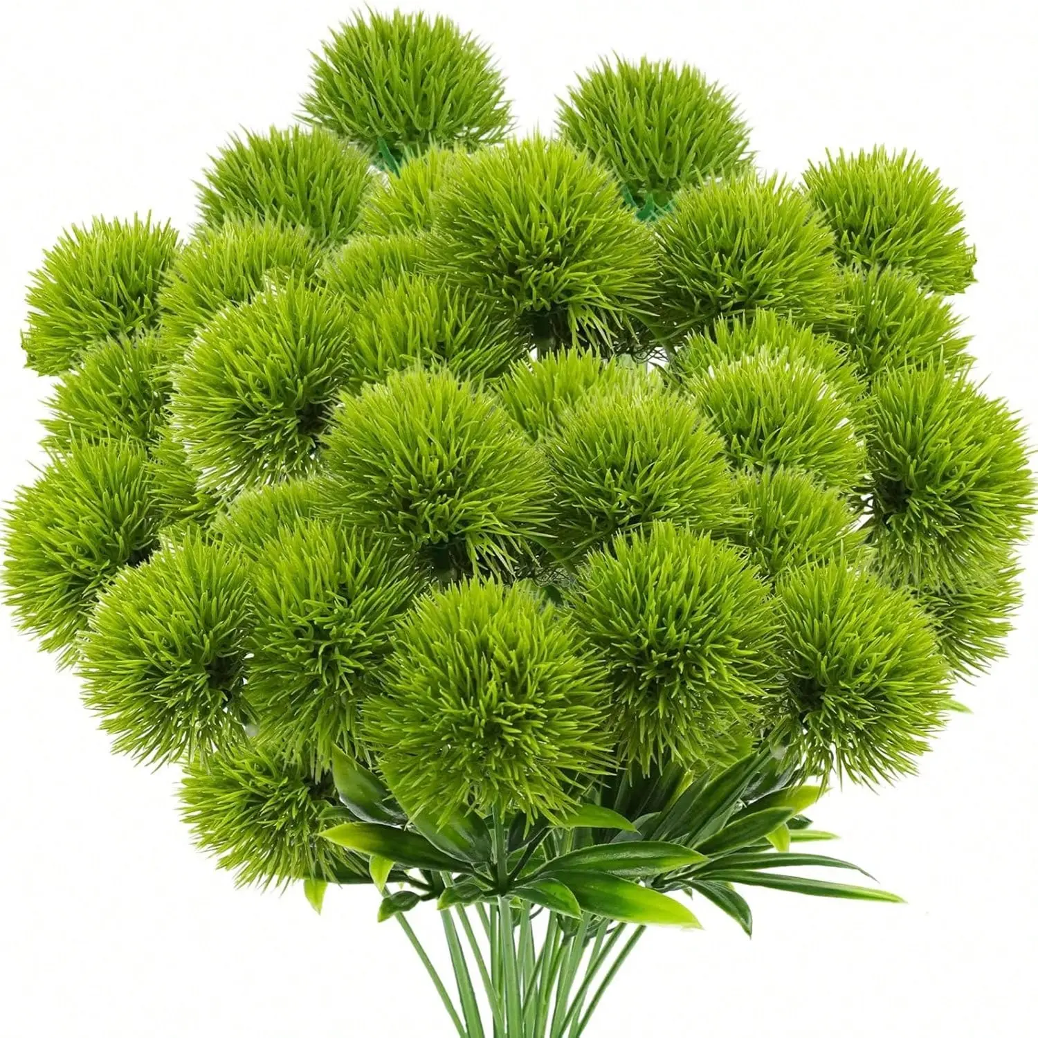 20 Pcs 10.63 Inch Artificial Dandelion Flowers, Plastic Faux Dandelion Bouquet, Decorative Spring Summer Decor, Plastic Flower Decoration, Wedding, Home, Hotel, Party, Valentine’s Day