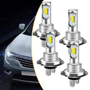Pack-4 Car LED Fog Light Bulbs, H7 Automotive Lighting Lights, Super Bright Led Bulbs Replacements, Universal for Most Cars, Trucks and SUVs (White)