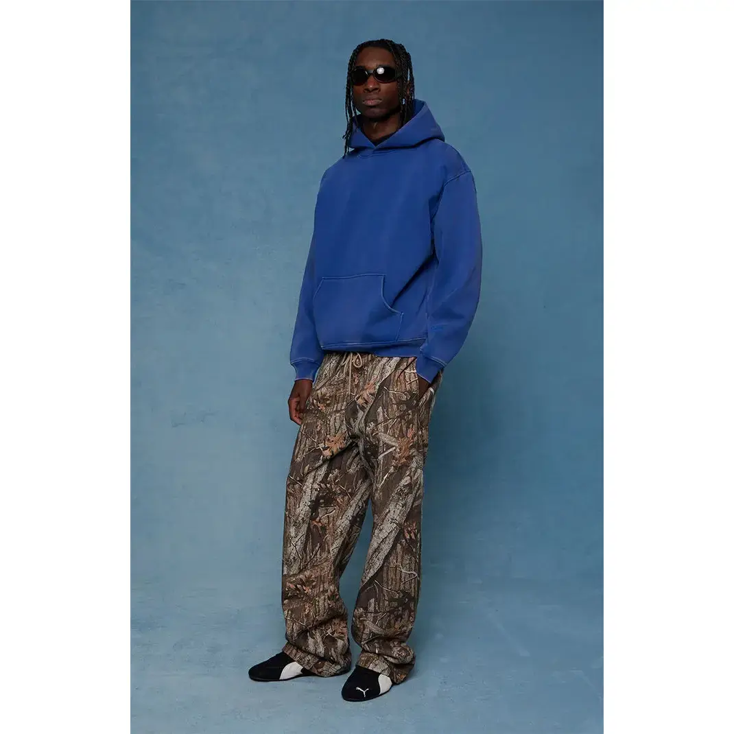 Pacsun Men's Camo Fleece Extreme Baggy Sweatpants