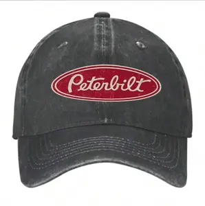Baseball Cap Peterbilt Truck Racing Vintage Unisex Vintage Washed Cap Retro Dad Hats For Men Wome
