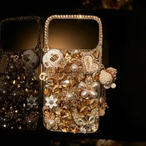 Luxury Crystal Charm Case for iPhone 17 Pro Max