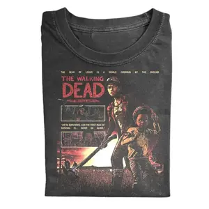 The Walking Dead Clementine Shirt, Vintage Survival Horror Tee, Walking Dead Series T-shirt, Unisex Crew Neck Shirt, Gift for Men & Women, Trending Graphic T-shirt
