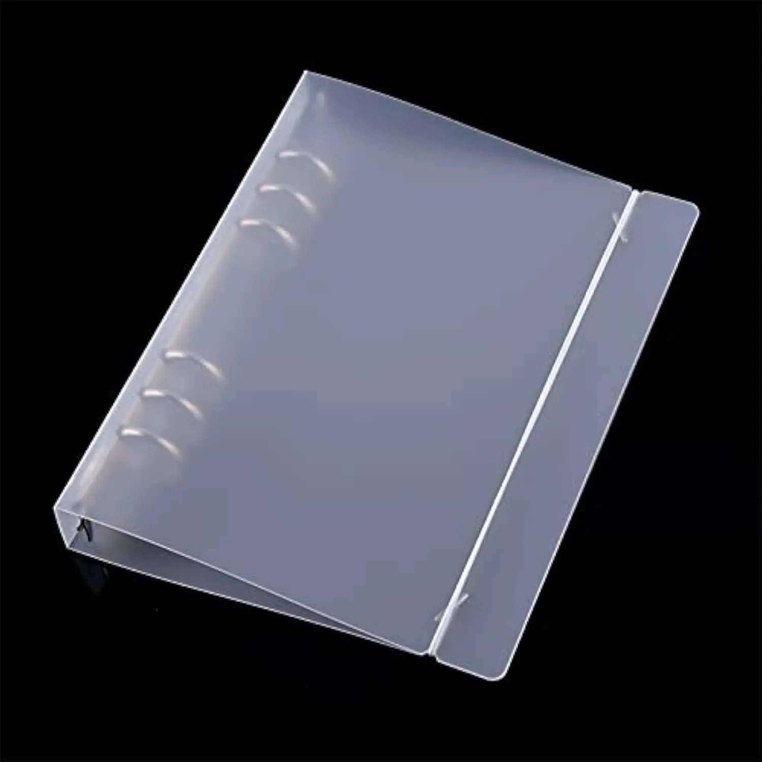 A5 6 Ring Binder Coveder with Snap Closure Button Storage Book Cover for 6 Hole Planner Pages Refill Insert  Storage Book Binder