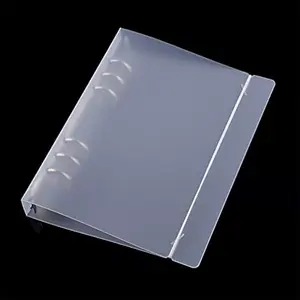 A5 6 Ring Binder Coveder with Snap Closure Button Storage Book Cover for 6 Hole Planner Pages Refill Insert  Storage Book Binder