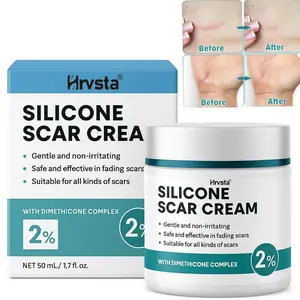 Advanced Silicone Scar Cream – Professional Scar Removal Gel for Surgical Scars, Stretch Marks, Acne, Old & New Scars – 1.7 oz (50ml)