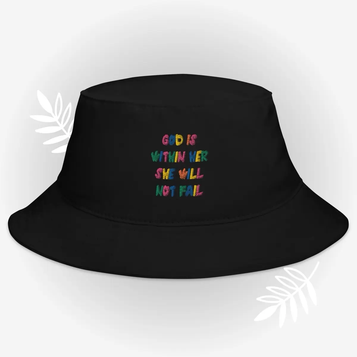 God is Within Her Bucket Hat