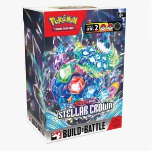 Pokemon TCG - Stellar Crown - Build And Battle! (4Packs & Promo)