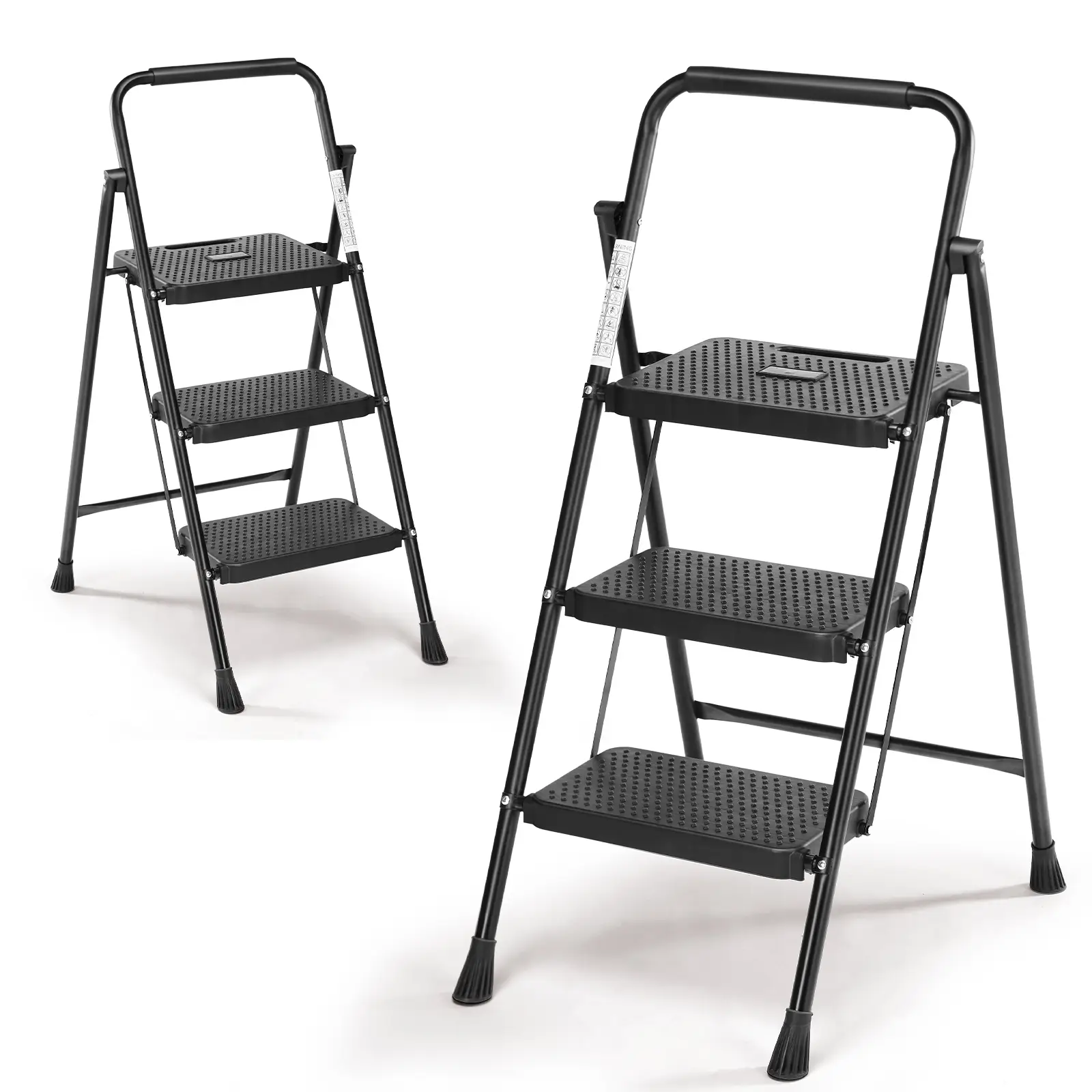 Heavy Duty Step Ladder, Lightweight Foldable Stool for Adults, Small Ladder Ideal for Kitchen and Home Use, Durable Folding Step Stools, Portable Kitc