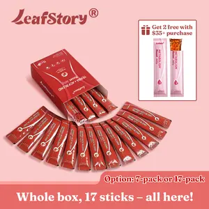 LeafStory Yerba + Apple Vinegar Reset Jelly（17 Sticks/7 Sticks) : Mixed Berry Flavor, Support Digestion, Gut Health, and Metabolism, Debloat, Natural Ingredients , Sugar-Free, Gluten-Free, Non-GMO, Gelatin-Free-S2