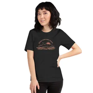 Troop 420 Blaze Your Own Trails Unisex T-Shirt for Men and Women - Cannabis Themed 420 Weed Apparel unisex style