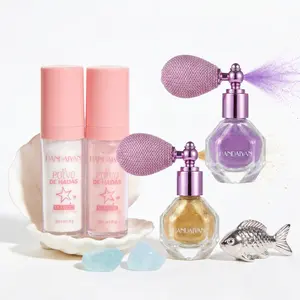 Magic Diamond High Shine Highlighter Powder Spray, Waterproof Long-Lasting Non-Sticky Body Glitter Makeup, Multi-Use Shimmer For Face, Body, Hair & Lips, Ideal For Daily Wear, Party, Festival & Halloween highlight tiktokshopspringglowup