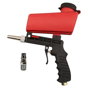 Handheld Portable Pneumatic Sandblasting Gun with Plastic Body, Power Spray Gun for Rust Removal Products, Paint Removal and Stain Cleaning
