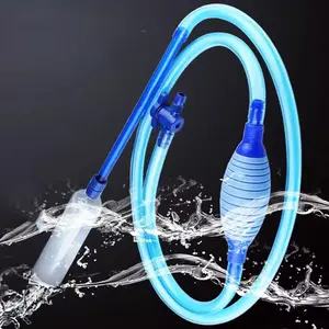 Fish Tank Water Changer, Siphon Pump, Sand Washer, Aquarium Cleaner with Valve, Efficient Water Replacement Tool for Aquatic Maintenance