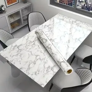 Marble Pattern Self-adhesive Kitchen Sticker, Waterproof & Oil-proof Kitchen Countertop Sticker, Kitchen Countertop Decal, Home Decor Supplies, Self Adhesive Film