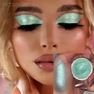 1pc Vibrant Chameleon, Multichrome Ombre Eyeshadow Powder With Sparkling Makeup For Face And Lips, Purple, Pink Shades, Suitable For Nail Art, Lip Gloss, Long-Lasting, Waterproof Sweatproof, Holiday Party Gift, Halloween, Diy, Beginner-Friendly