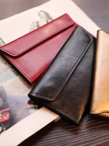 Women's Fashion Genuine Leather Clutch Bag, Long Wallet Minimalist Design, Premium Texture, Money Clips, Coin Purse, Trendy Minimalist Purse, Daily Use Purse, Fashion Purses