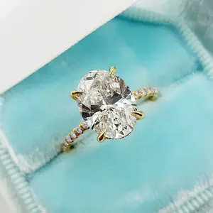 Maxine Classic 3.5ct Oval Cut Engagement Ring,5A Cubic Zirconia Women's Ring Jewelry,Promise Ring for Daily,Travel,Proposal,Wedding,Birthday,Anniversary